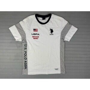 US Polo ASSN Mens Size S T Shirt White Short Sleeve Pullover